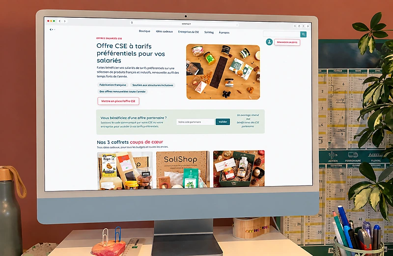 Produits français proposés aux salariés avec SoliShop
