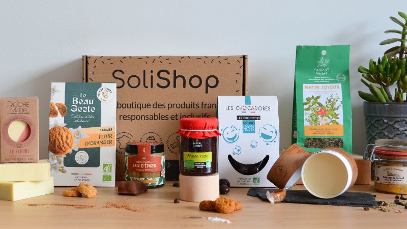 Coffret cadeau d'entreprise SoliShop fabriqué en France