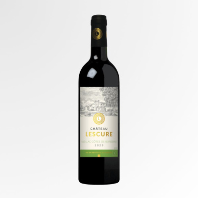 vin bordeaux rouge bio château lescure